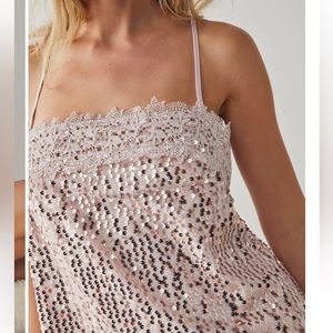 THAT GIRL SEQUIN SLIP dress